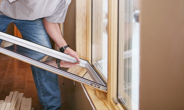 Double-hung window installation service