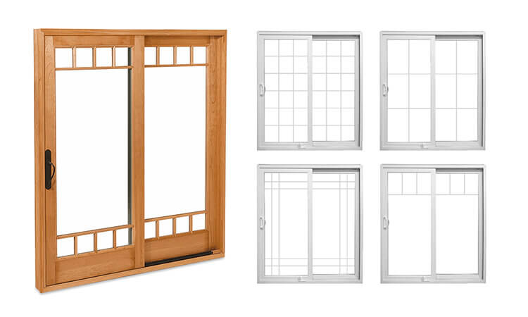 Custom designed patio doors